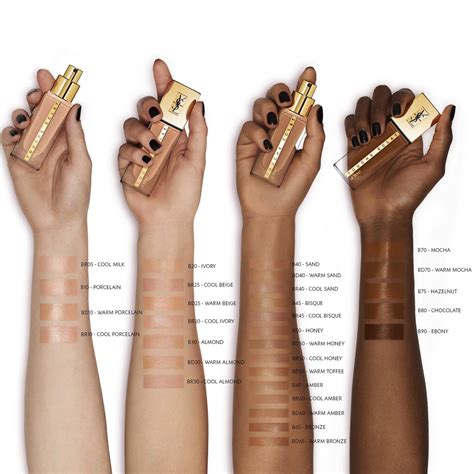 how to apply ysl le teint touche eclat foundation|ysl touche eclat colour chart.